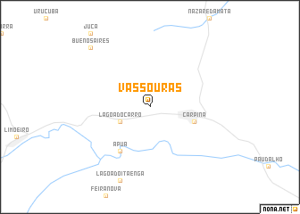 map of Vassouras