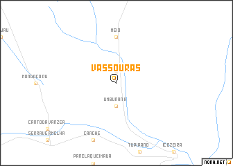 map of Vassouras