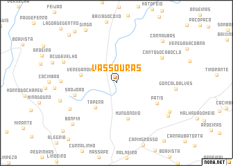 map of Vassouras