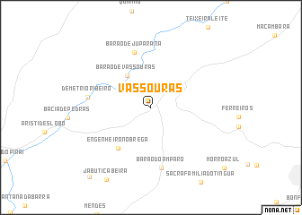 map of Vassouras