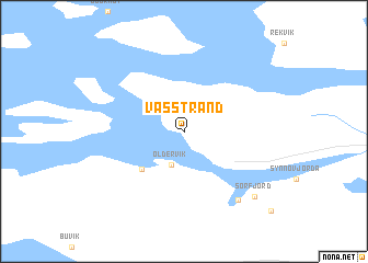 map of Vasstrand