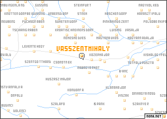 map of Vasszentmihály