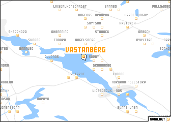 map of Västanberg
