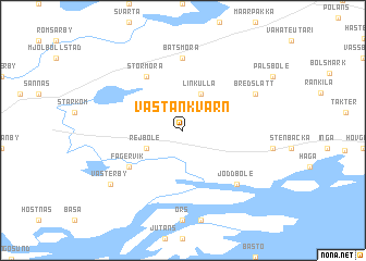 map of Västankvarn