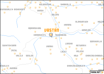 map of Vāstān