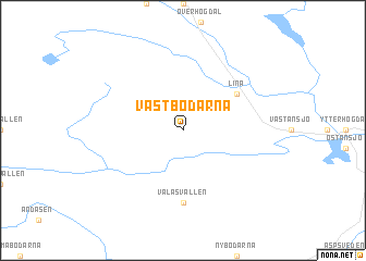 map of Västbodarna