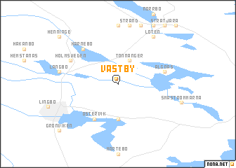 map of Västby