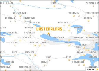 map of Västeralnäs