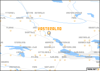 map of Västeralnö