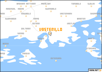 map of Västerillo