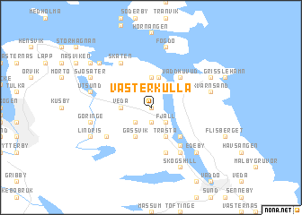 map of Västerkulla