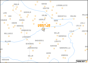 map of Vastja