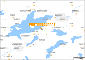 map of Västra Bodarne