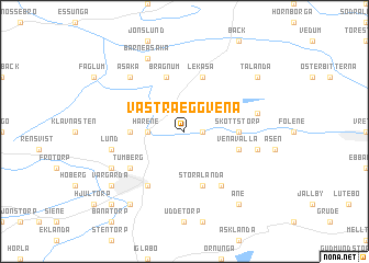 map of Västra Eggvena
