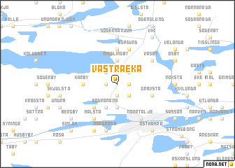 map of Västra Eka
