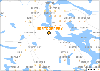 map of Västra Eneby