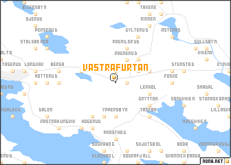 map of Västra Furtan