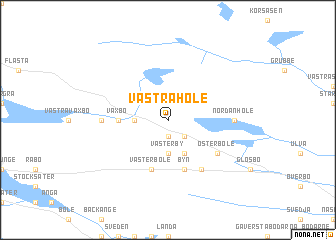 map of Västra Höle