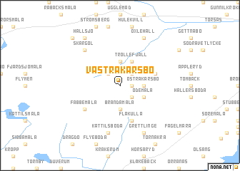 map of Västra Karsbo