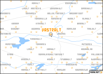 map of Västralt