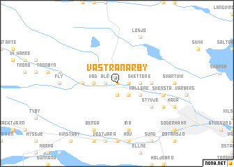 map of Västra Närby