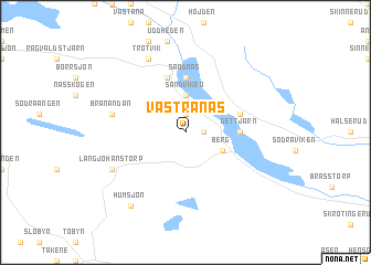 map of Västra Näs