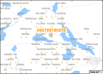 map of Västra Takene