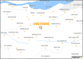 map of Vastroma