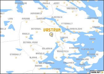 map of Västrum