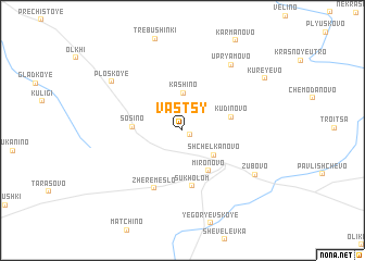 map of Vastsy
