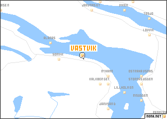 map of Västvik