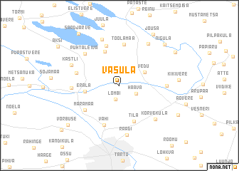 map of Vasula