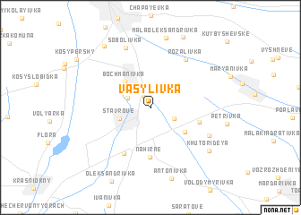 map of Vasylivka