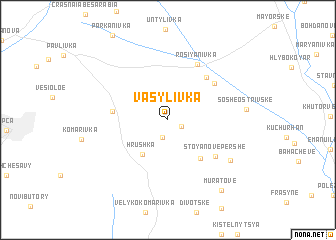 map of Vasylivka