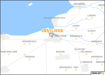 map of Vasylivka