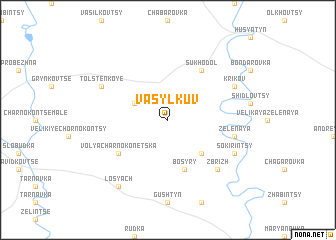 map of Vasylʼkuv