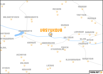 map of Vasyukova