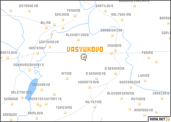 map of Vasyukovo