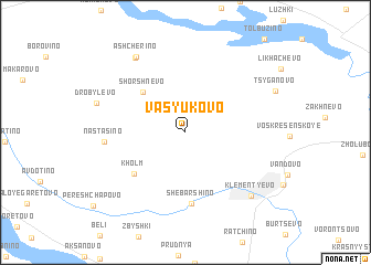 map of Vasyukovo