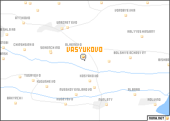 map of Vasyukovo