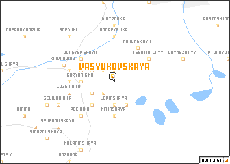 map of Vasyukovskaya