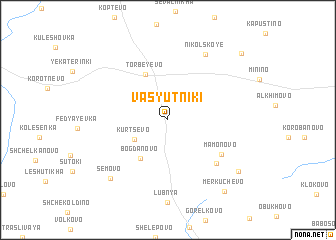 map of Vasyutniki