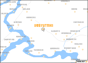 map of Vasyutniki