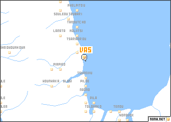 map of Vas