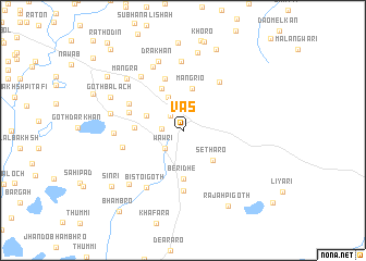 map of Vās