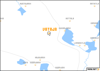 map of Vataja