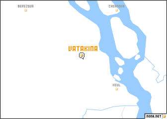 map of Vatakina