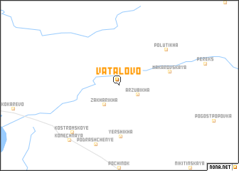 map of Vatalovo