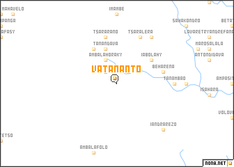 map of Vatananto