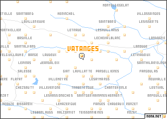 map of Vatanges